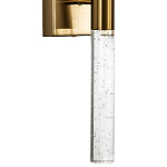 Бра со стеклянным плафоном латунь Gileberte Glass Tube Wall Lamp Brass варинант исполнения - 2 | Loft Concept в Екатеринбурге