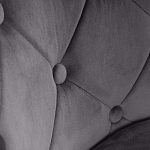 Стул в серой велюровой обивке Ward Grey Velour Chair варинант исполнения - 6 | Loft Concept в Екатеринбурге