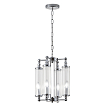 Люстра 4-мя прозрачными цилиндрическими плафонами Jeanette варинант исполнения - 3 | Loft Concept в Екатеринбурге