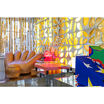 Дизайнерское кожаное кресло в форме руки Poltronova Joe Gold  Armchair варинант исполнения - 13 | Loft Concept в Екатеринбурге