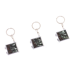 Зеркало брелок складное двухстороннее из натурального камня Серафинит Stone Mirrors варинант исполнения - 8 | Loft Concept в Екатеринбурге