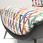 Кресло с цветным принтом Colorful Print Armchair варинант исполнения - 3 | Loft Concept в Екатеринбурге