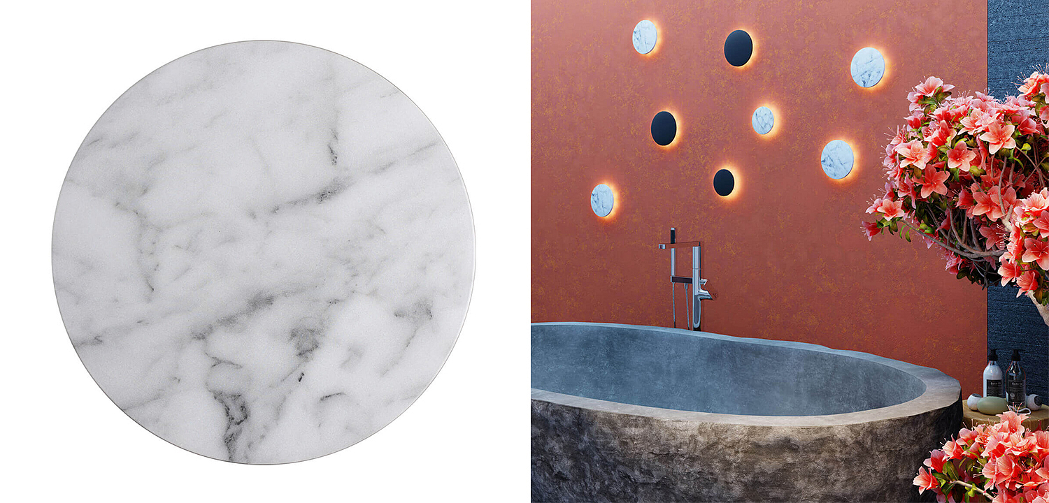 Бра Disco Piatto Marble Sconce - Loft-Concept в Екатеринбурге