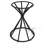 Стол обеденный с круглой керамической столешницей песчаного цвета Sand Ceramics варинант исполнения - 5 | Loft Concept в Екатеринбурге