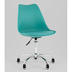 Офисный стул на металлическом основании EGGERY Blue пластик варинант исполнения - 1 | Loft Concept в Екатеринбурге