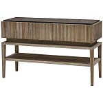 Деревянная консоль с 3-мя выдвижными ящиками Jacobo Console варинант исполнения - 1 | Loft Concept в Екатеринбурге