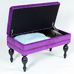 Мягкая банкетка с зоной для хранения Casket Violet варинант исполнения - 4 | Loft Concept в Екатеринбурге