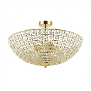 Потолочный светильник RH 19th c. Casbah Crystal Top Lamp 5 Gold