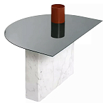 Дизайнерский журнальный стол с рельефным основанием Dutynor варинант исполнения - 2 | Loft Concept в Екатеринбурге