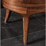 Прикроватный столик из дерева с 2-мя ящиками Moon Walnut Furniture варинант исполнения - 7 | Loft Concept в Екатеринбурге