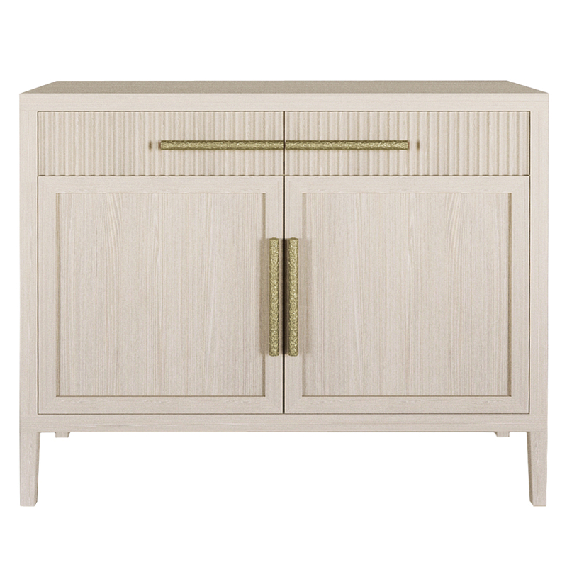 Буфет Primo с двумя ящиками и двумя фасадами Светлый дуб Древесина Золотой в Екатеринбурге | Loft Concept 