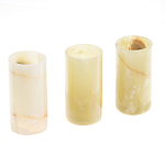 Ваза настольная цилиндрической формы из оникса Stone Vase варинант исполнения - 2 | Loft Concept в Екатеринбурге