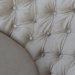 Кресло вращающееся велюровое кремовое Rotation варинант исполнения - 2 | Loft Concept в Екатеринбурге