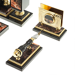 Настольный письменный набор из яшмы и долерита с декором в виде коня Manager Organizer варинант исполнения - 7 | Loft Concept в Екатеринбурге