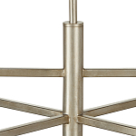 Люстра с 6-ю белыми матовыми плафонами из стекла в форме цилиндра Longitude варинант исполнения - 2 | Loft Concept в Екатеринбурге