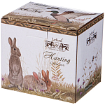 Кружка из фарфора с изображением уток и собаки 400 мл Hunting Porcelain Collection варинант исполнения - 2 | Loft Concept в Екатеринбурге