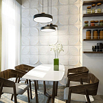 Гипсовая 3D панель с принтографией PM-20 варинант исполнения - 3 | Loft Concept в Екатеринбурге