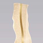 Торшер с изогнутым каркасом Golden Wave варинант исполнения - 3 | Loft Concept в Екатеринбурге