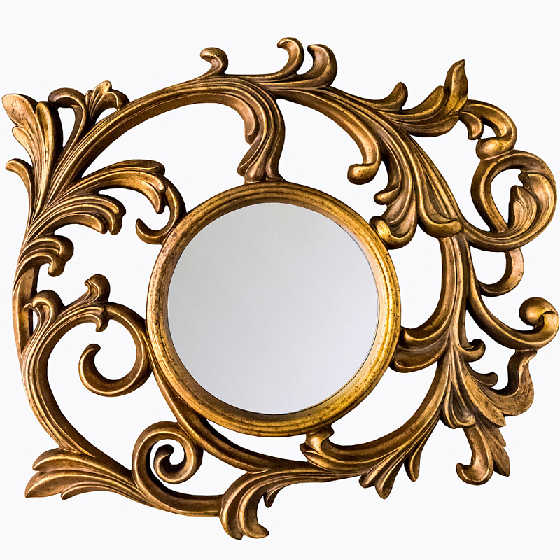 Зеркало настенное с рамой цвета античная бронза Classic Ornament Mirror Античная Бронза Зеркало в Екатеринбурге | Loft Concept 