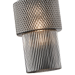 Подвесной светильник со стеклянным рифленым плафоном цилиндрической формы Eliara 13 варинант исполнения - 11 | Loft Concept в Екатеринбурге