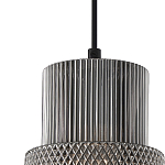 Подвесной светильник со стеклянным рифленым плафоном цилиндрической формы Eliara 13 варинант исполнения - 12 | Loft Concept в Екатеринбурге