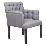 Кресло Addison Chic Armchair grey flax варинант исполнения - 1 | Loft Concept в Екатеринбурге