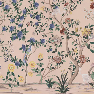 Обои ручная роспись Erdem Gentleman's Pink