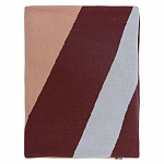 Плед из хлопка с геометрическим рисунком Elan Stripe Addison варинант исполнения - 5 | Loft Concept в Екатеринбурге