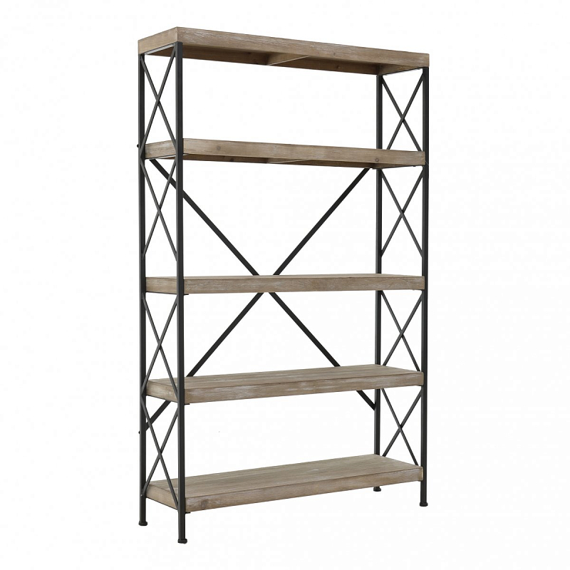 Стеллаж Metal Geometry X-racks Черный Бежевый Стеллаж Metal Geometry X-racks Черный Бежевый в Екатеринбурге | Loft Concept