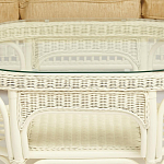 Комплект уличной мебели из ротанга Clara белый варинант исполнения - 13 | Loft Concept в Екатеринбурге