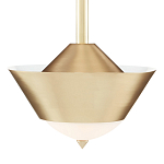 Подвесной светильник светодиодный конусообразный Сone Shaped Gold Pendant варинант исполнения - 2 | Loft Concept в Екатеринбурге