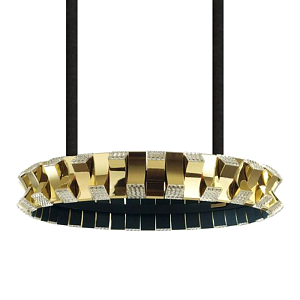 Люстра Rotus Gold Круглая