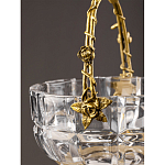 Конфетница с бронзовой ручкой и фарфоровой птичкой на крышке Eden Garden варинант исполнения - 6 | Loft Concept в Екатеринбурге