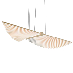 Люстра в виде распахнутых крыльев из тонких металлических планок Flight of Freedom варинант исполнения - 1 | Loft Concept в Екатеринбурге