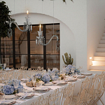 Подвесной светильник стеклянный в виде канделябра Curved Glass Chandelier варинант исполнения - 7 | Loft Concept в Екатеринбурге