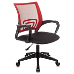 Офисное кресло с основанием из черного пластика Desk chairs Red варинант исполнения - 1 | Loft Concept в Екатеринбурге