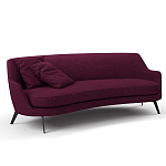 Мебельная ткань Шенилл фиолетовый цвет 138 см T4-27 варинант исполнения - 6 | Loft Concept в Екатеринбурге