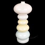 Настольная лампа из стеклянных сфер в пастельных тонах Высота 48 см Pastel Lunaria варинант исполнения - 3 | Loft Concept в Екатеринбурге