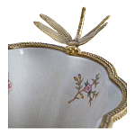 Ваза из фарфора с бронзвой стрекозой  Paradise Dragonfly варинант исполнения - 3 | Loft Concept в Екатеринбурге