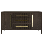 Буфет Primo с тремя ящиками и двумя фасадами Темный орех варинант исполнения - 9 | Loft Concept в Екатеринбурге