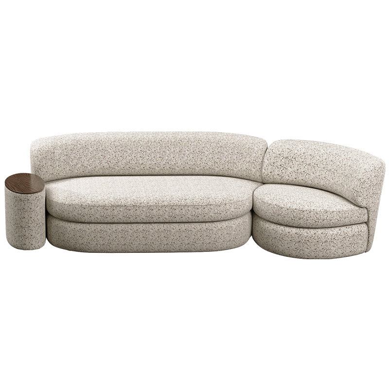 Диван модульный со столиком Ulysses Молочный Орех в Екатеринбурге | Loft Concept 