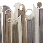 Настенный декор с бахромой белого и бежевого цвета Abstraction I варинант исполнения - 1 | Loft Concept в Екатеринбурге