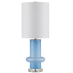 Настольная лампа из стекла с высоким абажуром Column варинант исполнения - 3 | Loft Concept в Екатеринбурге