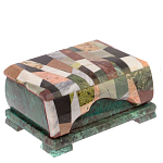 Шкатулка с мозаикой из натуральных камней Stone Casket варинант исполнения - 1 | Loft Concept в Екатеринбурге