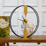 Часы настенные круглые из металла Mirror Tower Clock варинант исполнения - 3 | Loft Concept в Екатеринбурге