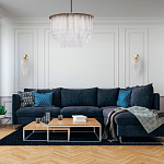 Бра с круглым основанием и длинными прозрачныи стеклянными трубками Nembus варинант исполнения - 8 | Loft Concept в Екатеринбурге