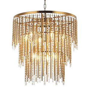 Люстра Crystal Wind Chimes Bronze Chandelier