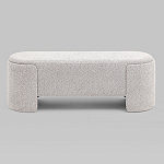 Банкетка Taks букле светло-серый варинант исполнения - 4 | Loft Concept в Екатеринбурге