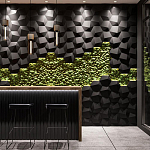 Гипсовая 3D панель с принтографией PM-30 варинант исполнения - 1 | Loft Concept в Екатеринбурге