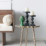 Статуэтка в виде артишока из зелёной керамики с глянцевыми лепестками Artichoke Decor  варинант исполнения - 5 | Loft Concept в Екатеринбурге